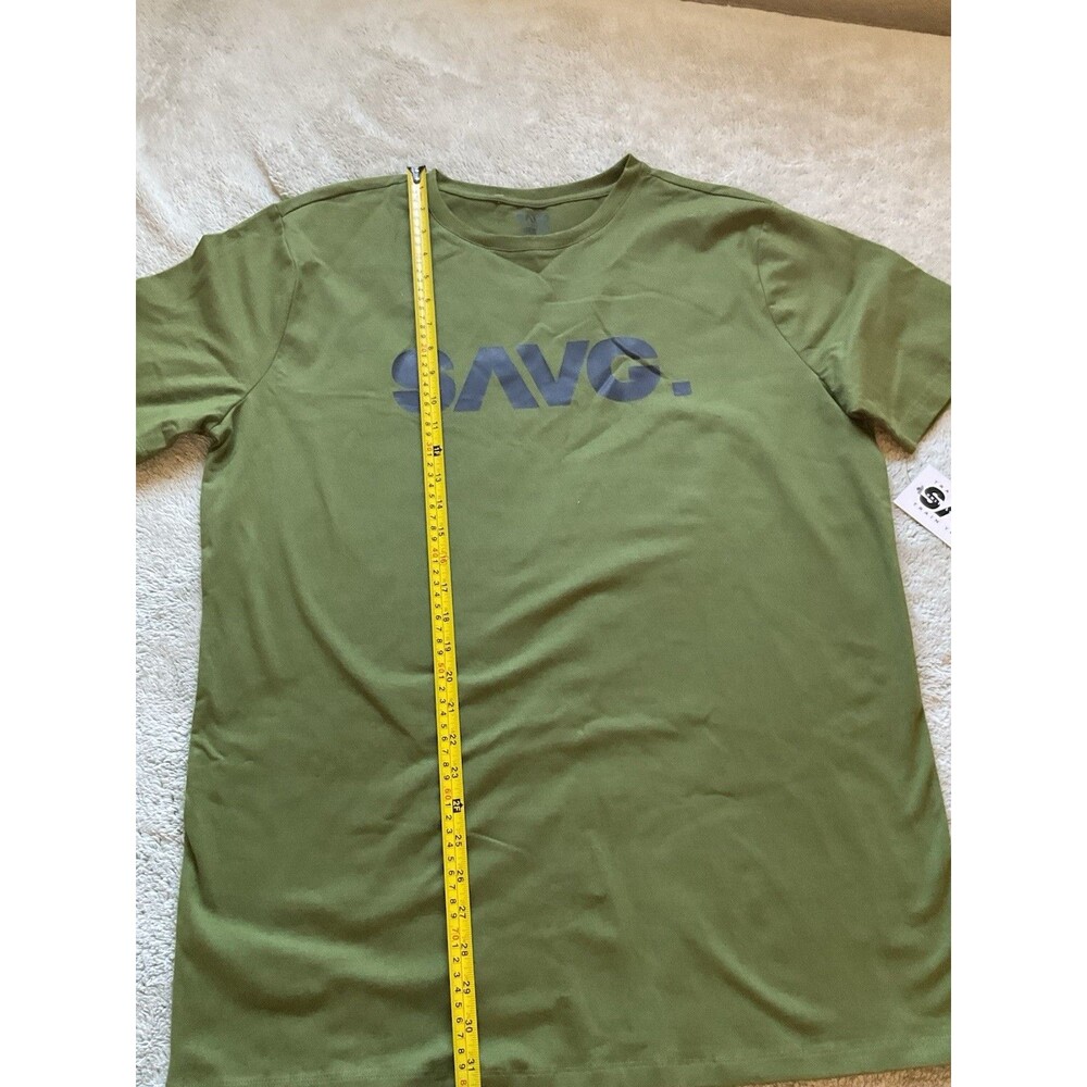 SAVG athletics Green T Shirt XXL Training Gear Running Gym Outfit Short Sleeve - Picture 1 of 6
